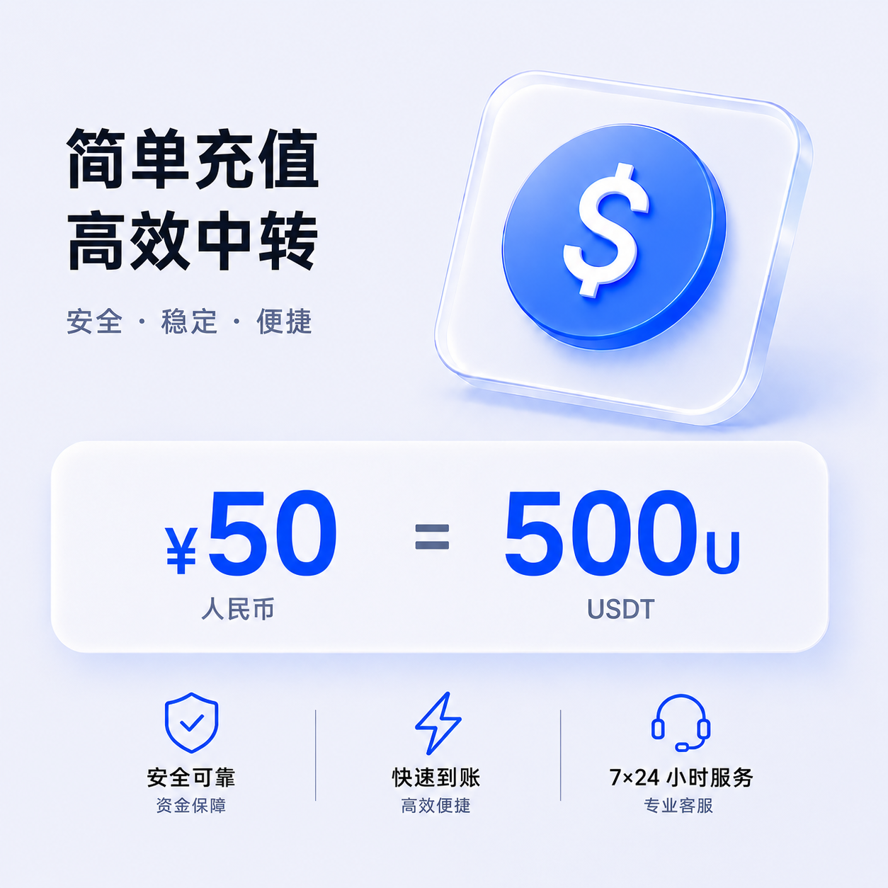500U